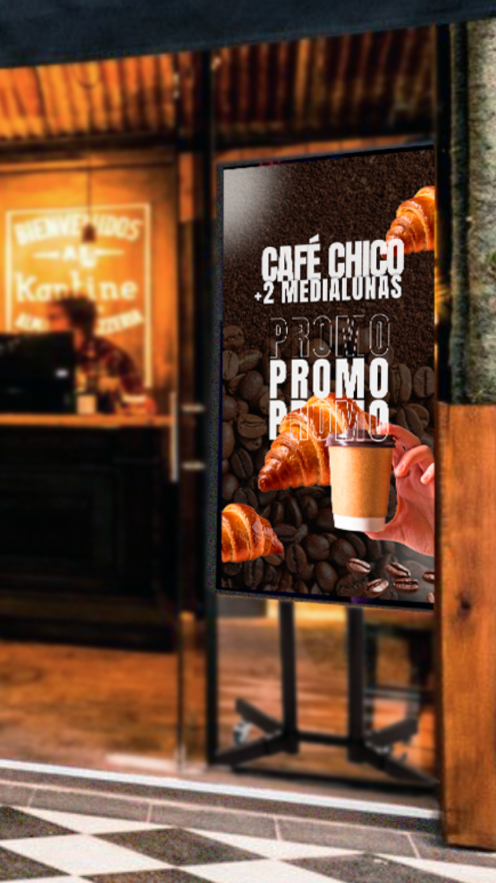 Display ZINcro pantallas para publicidad